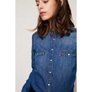 Levi's Western Denim Shirt Size Small